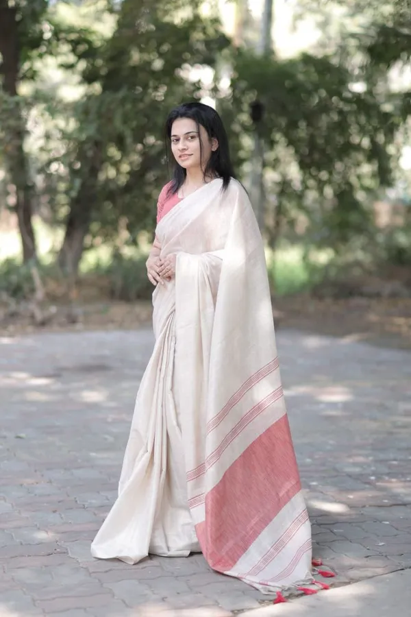 Beige_Premium_Mysore_Silk_Soft_Linen_With_Beautiful_Latkan