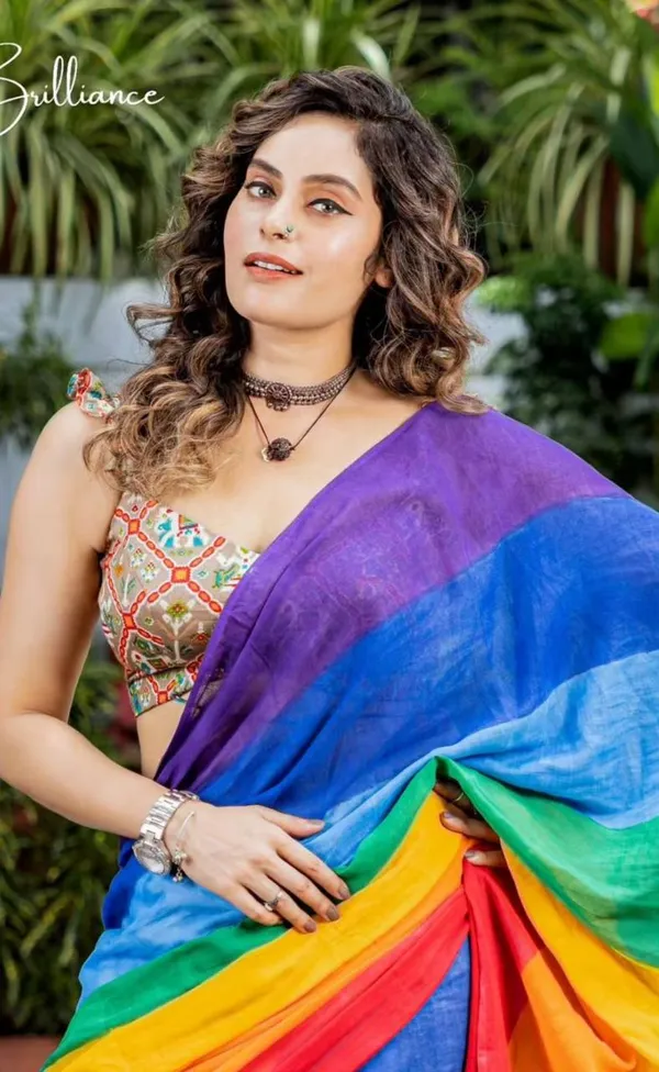 Multicolor_Premium_Soft_linen_Cotton_Saree_For_Women