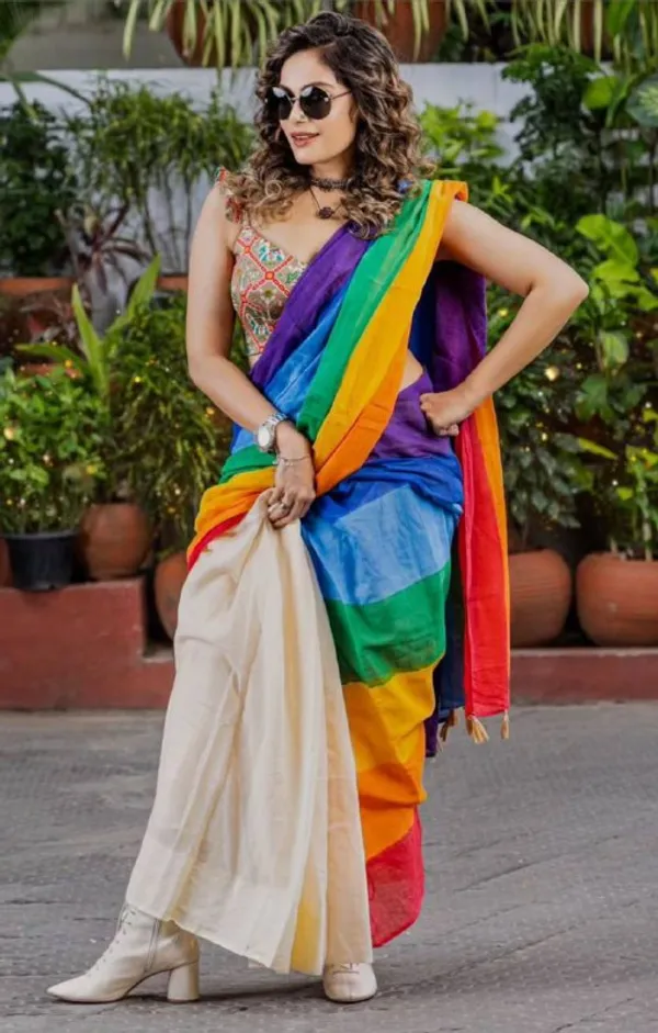 Multicolor_Premium_Soft_linen_Cotton_Saree_For_Women