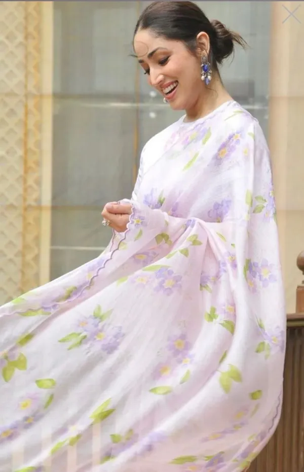 Lavender_Premium_Soft_linen_Cotton_Saree_For_Women