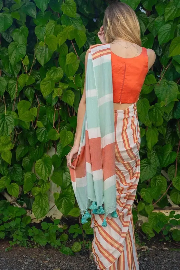 Multi_Colour_soft_linen_cotton_saree