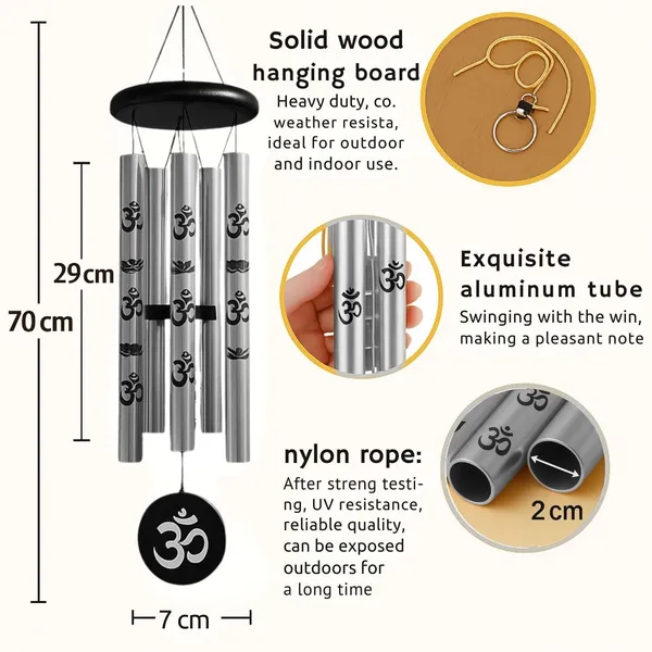 Big_Wind_Chime_for_Home_&_Balcony_Hanging_-_5_Pipe_OM_Design_Wind_Chime_for_Positive_Energy_&_Melody_Sound_(Silver)