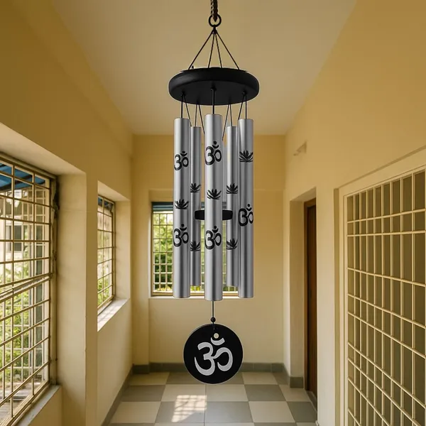 Big_Wind_Chime_for_Home_&_Balcony_Hanging_-_5_Pipe_OM_Design_Wind_Chime_for_Positive_Energy_&_Melody_Sound_(Silver)