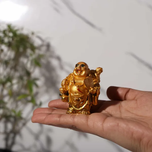 Golden_Laughing_Buddha_Holding_Fan_for_Wealth_Prosperity_Money_Good_Luck_and_Success_-_7_CM