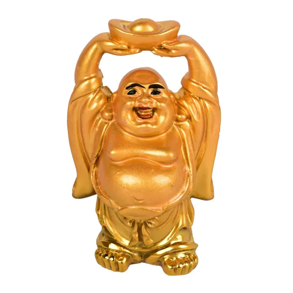 Laughing_Buddha_Holding_Ingot_&_Raising_Hands_For_Sucess_|__Good_Luck_&_Prosperity_-7_CM