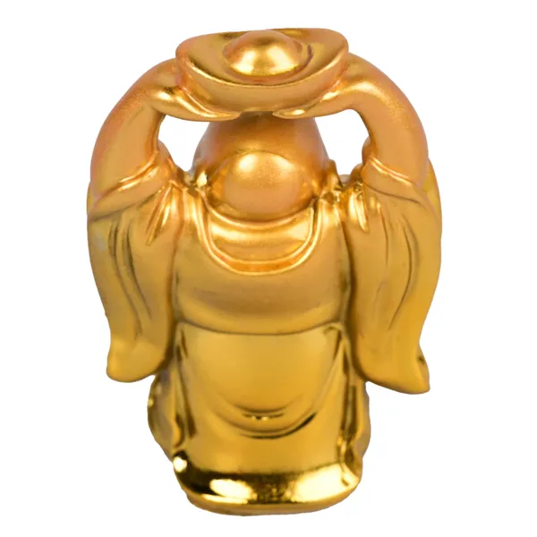 Laughing_Buddha_Holding_Ingot_&_Raising_Hands_For_Sucess_|__Good_Luck_&_Prosperity_-7_CM