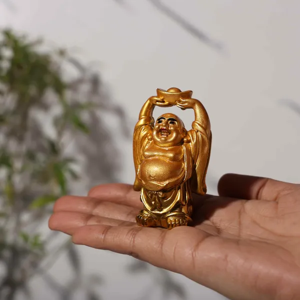 Laughing_Buddha_Holding_Ingot_&_Raising_Hands_For_Sucess_|__Good_Luck_&_Prosperity_-7_CM