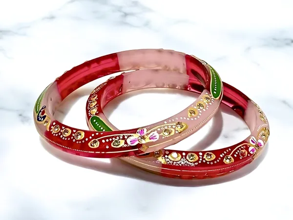 Multicolor_18_Carats_-_18K_Gold_Bangles_For_Women