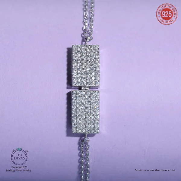 White_925_Sterling_Silver_Premium_Center_Bracelet