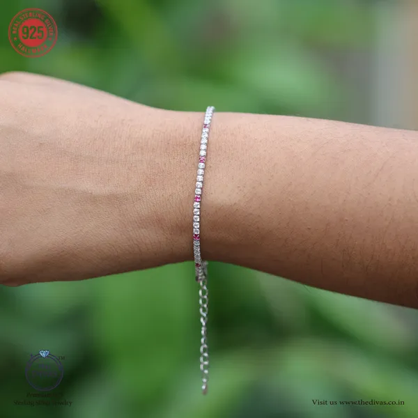 White_925_Sterling_Silver_Premium_Tennis_Bracelet