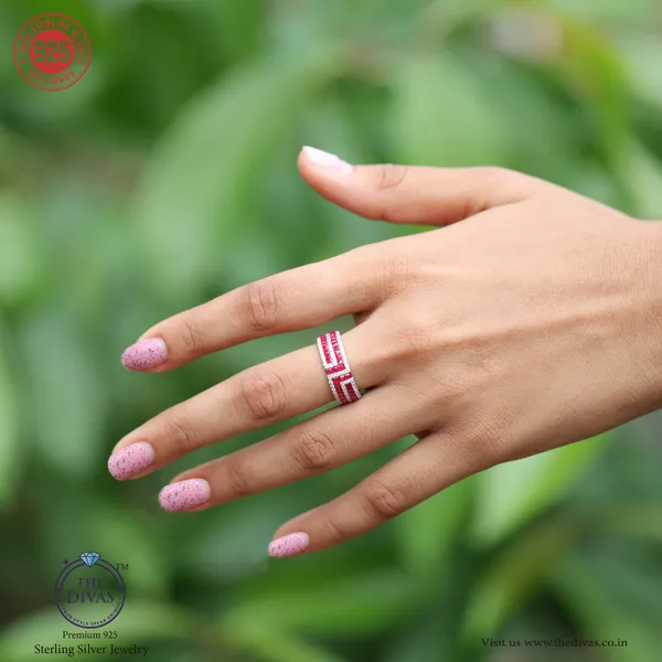 White_925_Sterling_Silver_Premium_Ring
