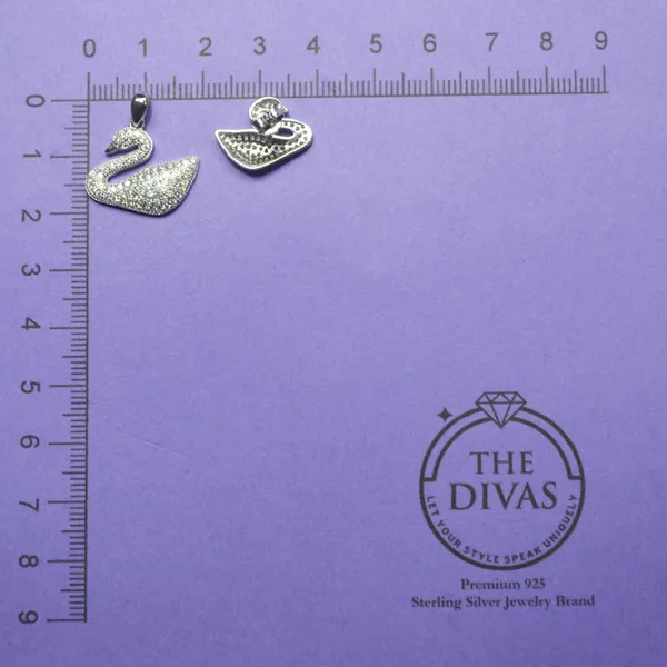 White_925_Sterling_Silver_Premium_Pendant_Set