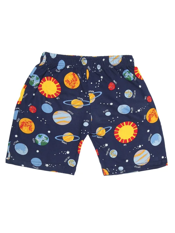 Cotton_Coord_Set_With_Shorts-Planet_Print_for_Boys