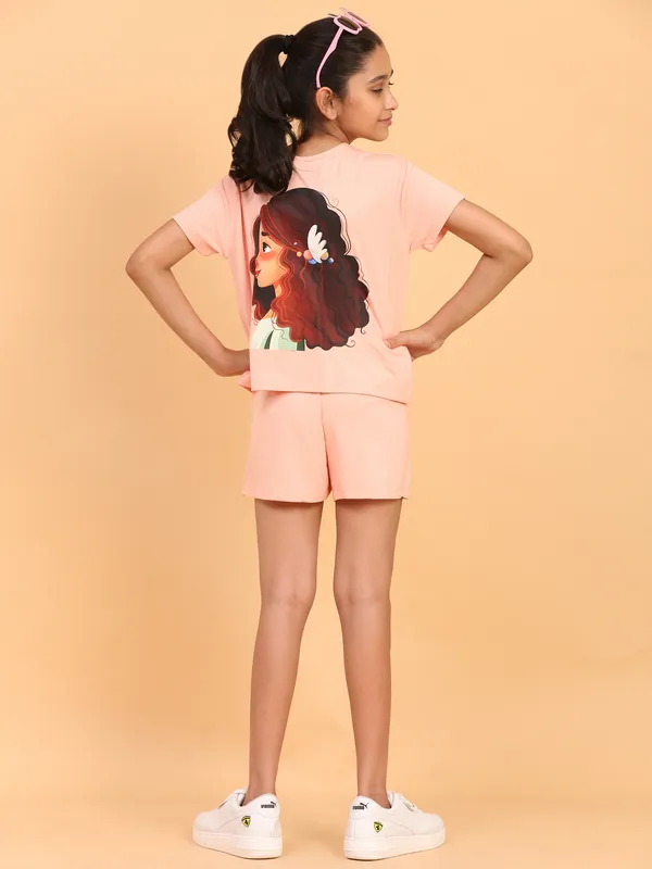 Back_Printed_Girl_Coord_Set_-_Peach_for_Girls