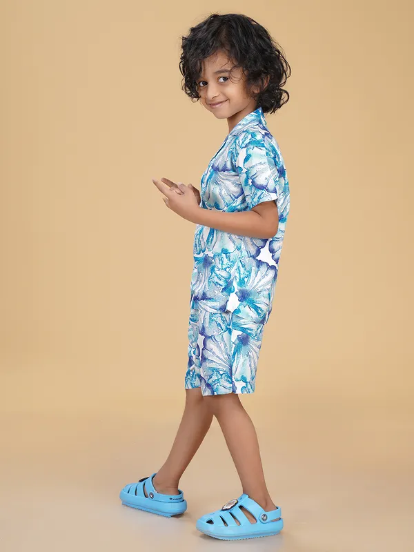 Blue_Seashell_Print_Rayon_Co_Ord_Set_for_Boys