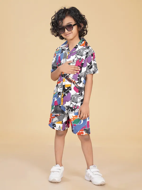 Purple_Abstract_Print_Rayon_Coord_Set_for_Boys