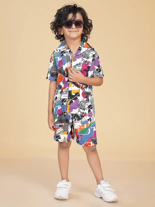 Purple_Abstract_Print_Rayon_Coord_Set_for_Boys