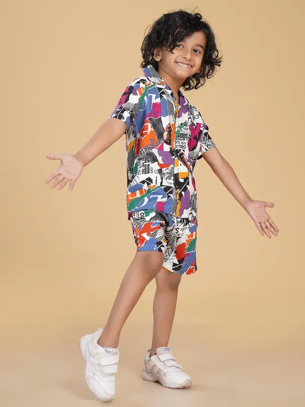 Purple_Abstract_Print_Rayon_Coord_Set_for_Boys