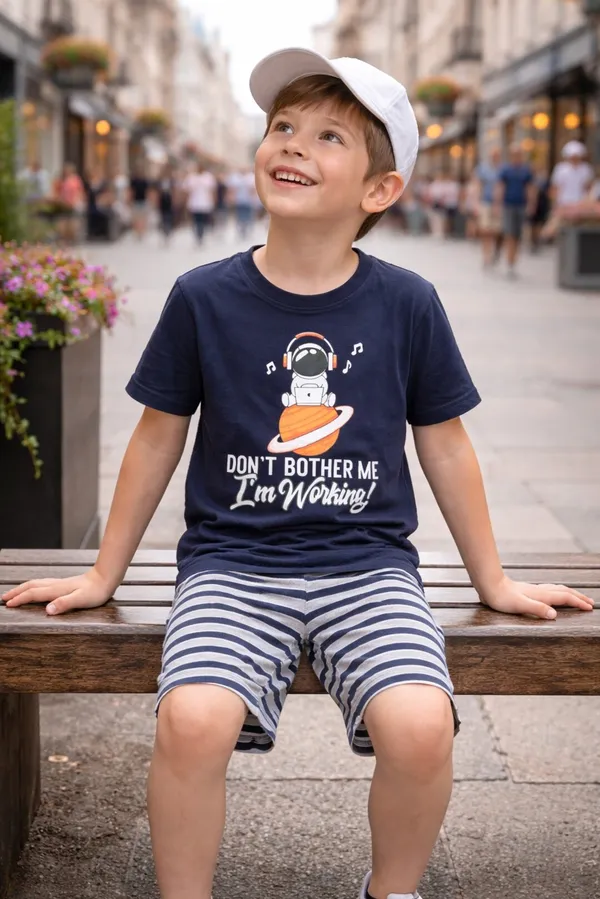 Astronaut_Print_T_Shirt_With_Shorts_Set_for_Boys