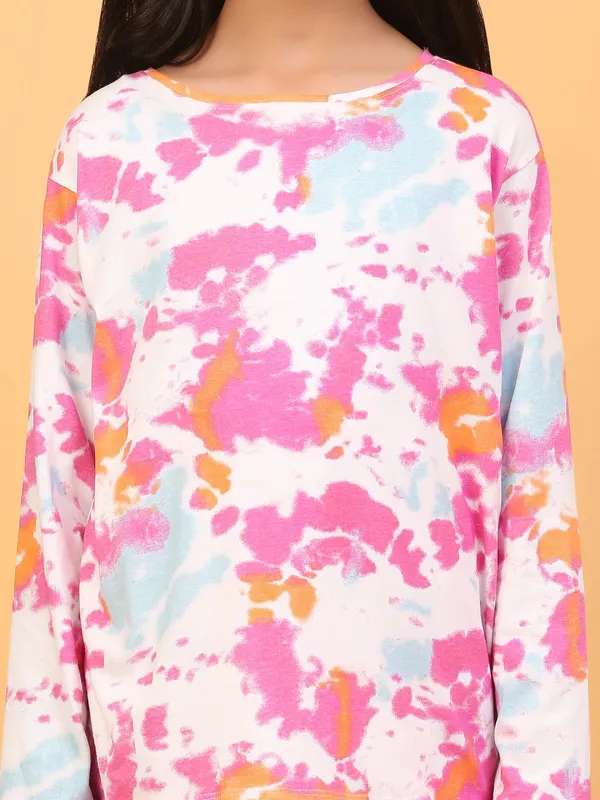 Ninos_Dreams_100%_Cotton_Knit_Full_Sleeves_Tie_Dye_Print_Night_Suit-Multicolor
