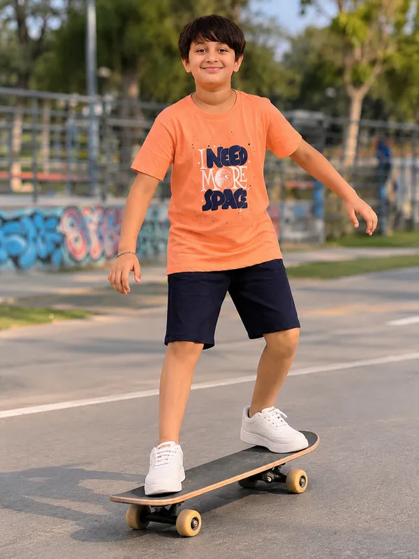 More_Space_Printed_Co_Ord_Set_With_T-Shirt_&_Shorts_for_Boys