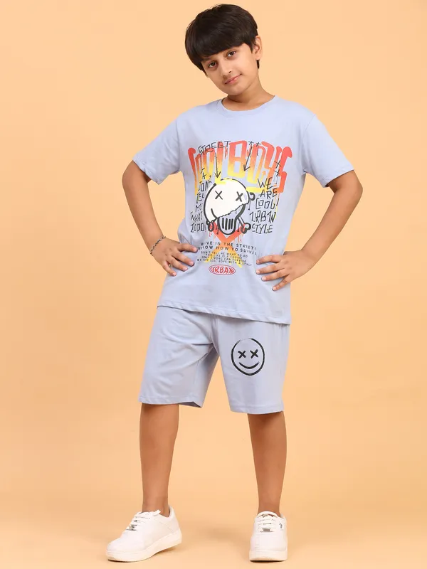Cool_Print_Coord_Set_With_T-Shirt_&_Shorts_for_Boys