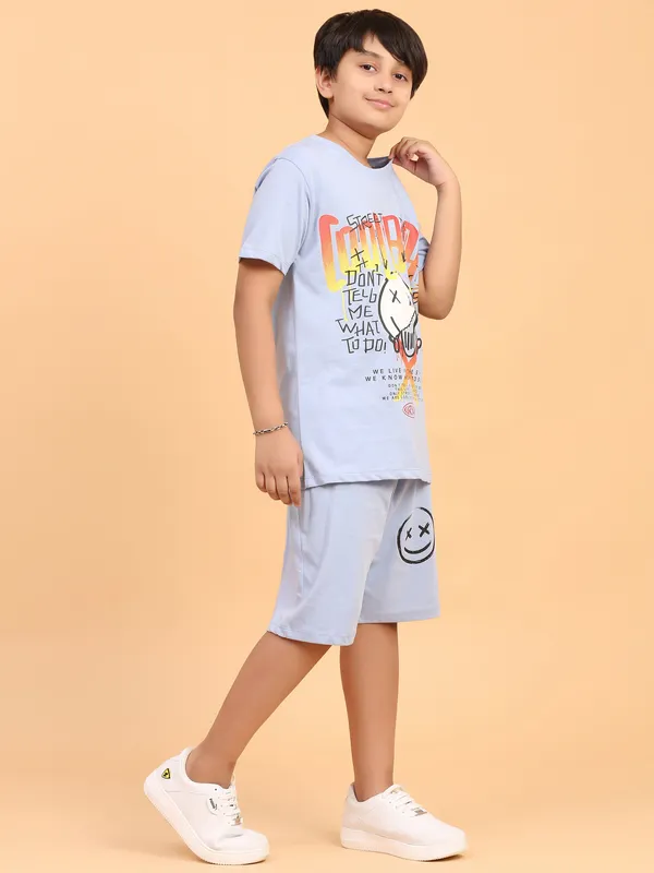 Cool_Print_Coord_Set_With_T-Shirt_&_Shorts_for_Boys