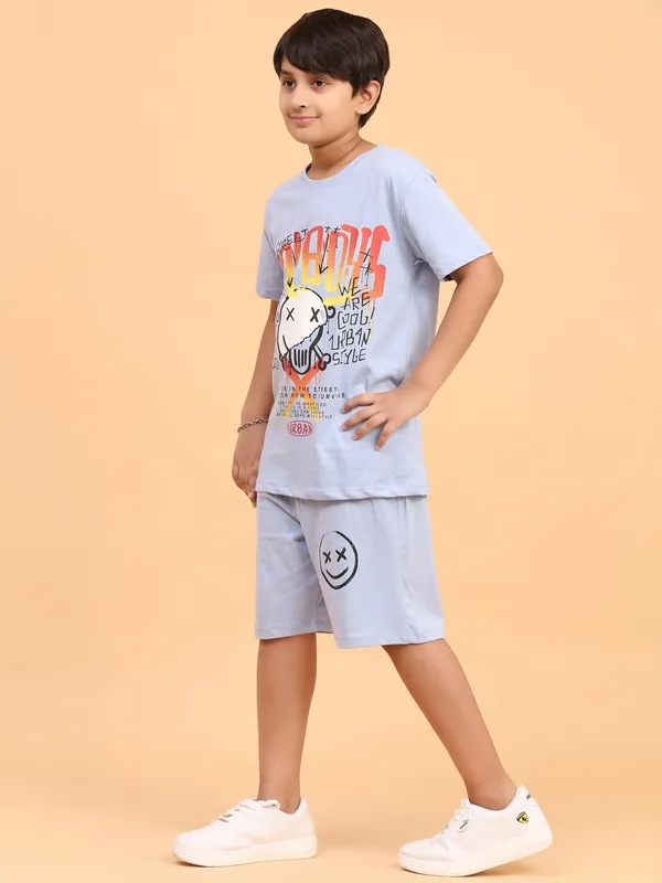 Cool_Print_Coord_Set_With_T-Shirt_&_Shorts_for_Boys