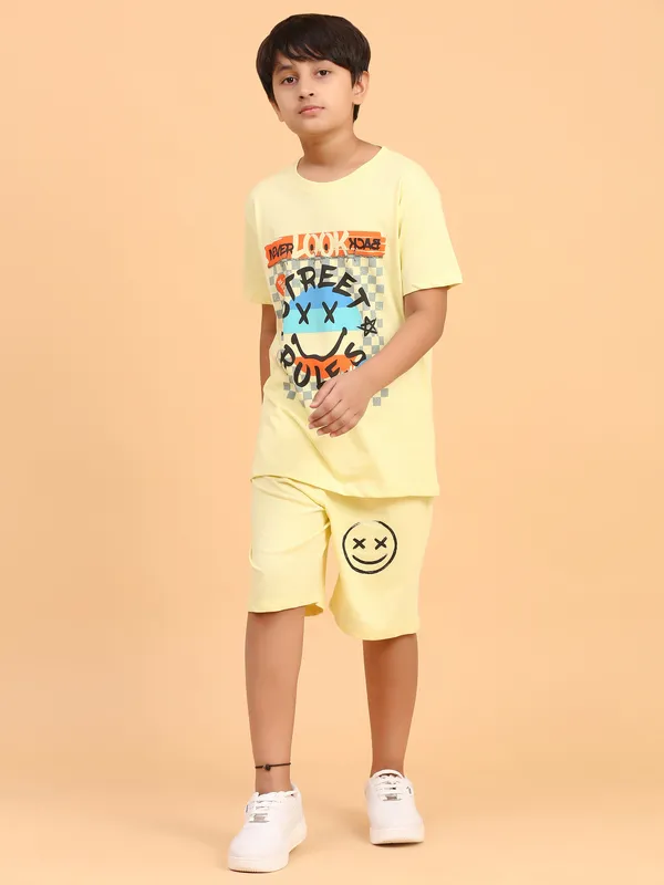 Street_Rules_Coord_Set_With_T-Shirt_&_Shorts_for_Boys