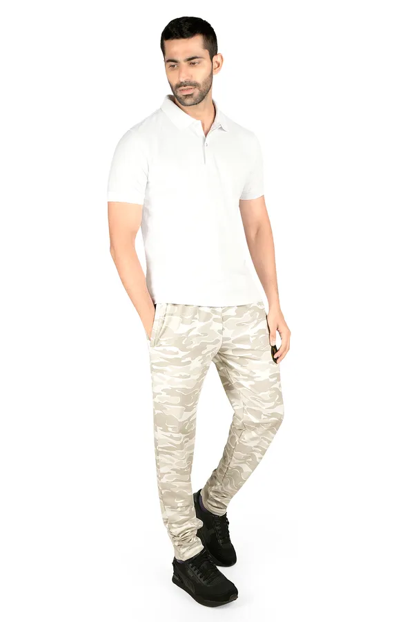White_&_Beige_Camouflage_Trendy_Design_Cotton_Sweatpants_For_Men