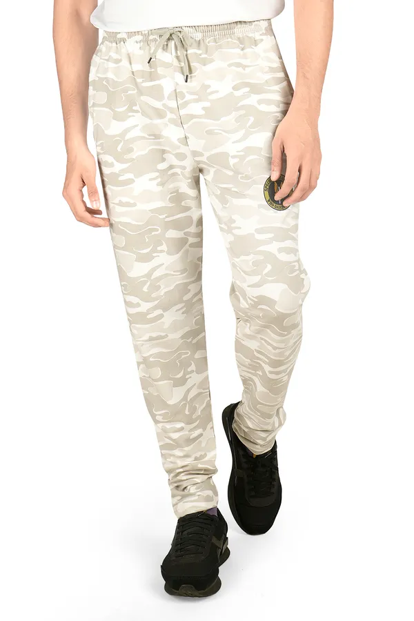 White_&_Beige_Camouflage_Trendy_Design_Cotton_Sweatpants_For_Men