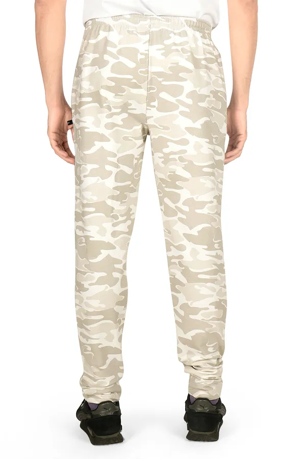 White_&_Beige_Camouflage_Trendy_Design_Cotton_Sweatpants_For_Men