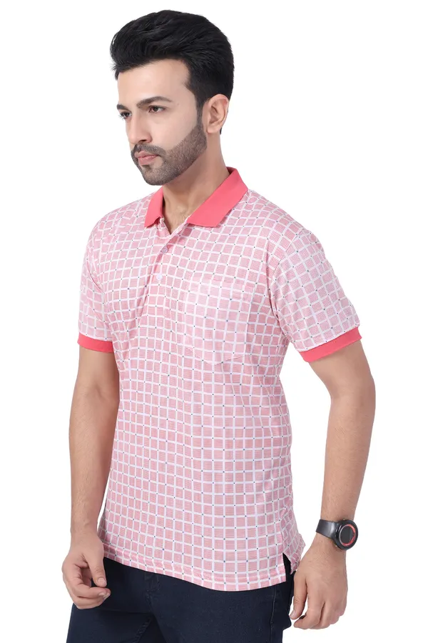 Light_Pink_Polo_Neck_Half_Sleeve_T-Shirt_With_Pocket_For_Men