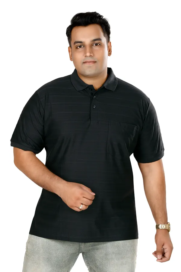 Navy_Blue_Polo_Neck_Half_Sleeve_T-Shirt_With_Pocket_For_Men