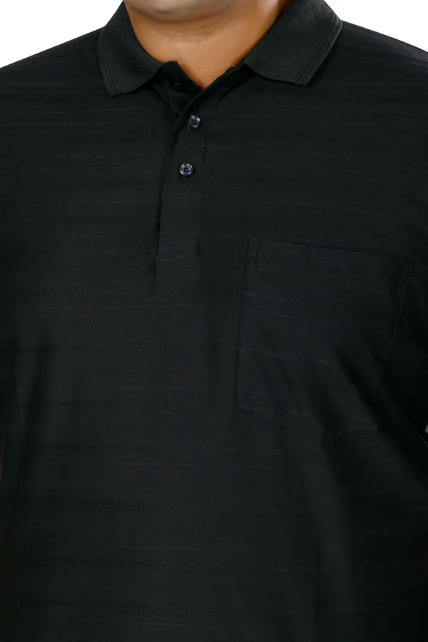 Navy_Blue_Polo_Neck_Half_Sleeve_T-Shirt_With_Pocket_For_Men