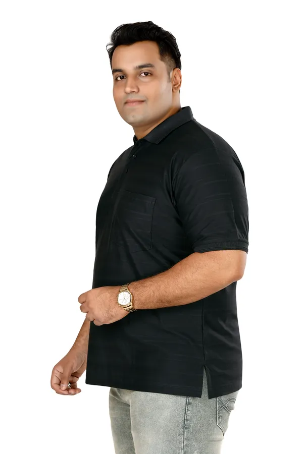 Navy_Blue_Polo_Neck_Half_Sleeve_T-Shirt_With_Pocket_For_Men