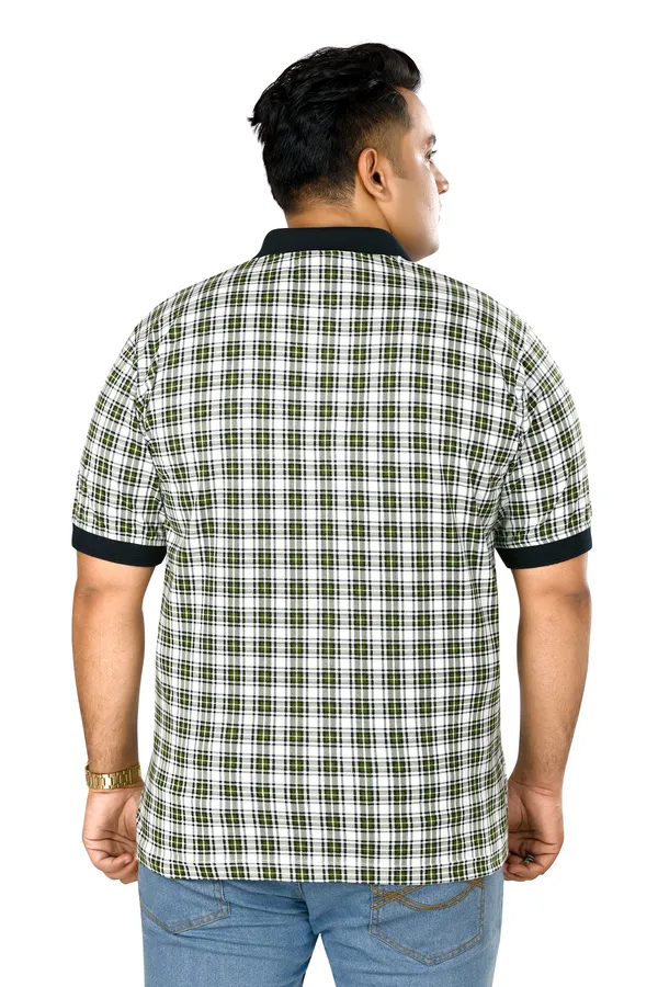Black_Polo_Neck_Half_Sleeve_T-Shirt_With_Pocket_For_Men