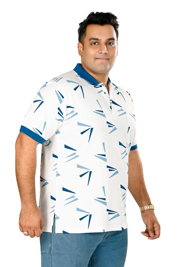 Blue_Polo_Neck_Half_Sleeve_T-Shirt_With_Pocket_For_Men