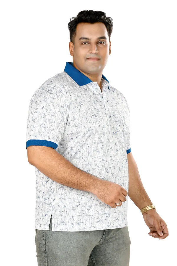 Blue_Polo_Neck_Half_Sleeve_T-Shirt_With_Pocket_For_Men
