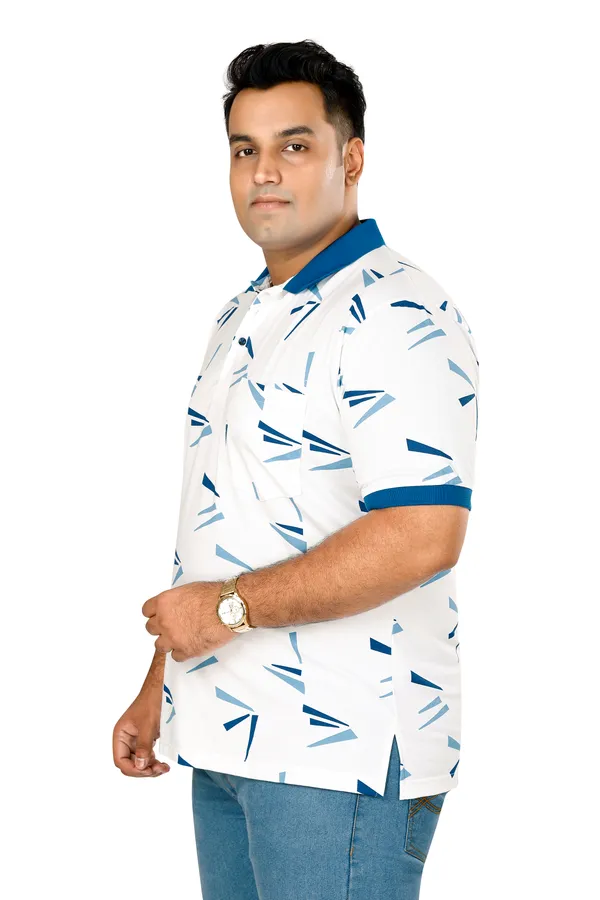 Blue_Polo_Neck_Half_Sleeve_T-Shirt_With_Pocket_For_Men