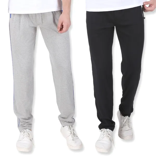 Cotton_Solid_Regular_Fit_Trackpants_With_Side_Pockets_Combo_For_Men_(Grey_and_black)