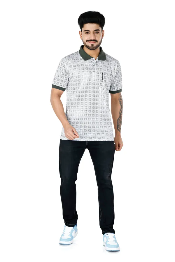 Grey_Polo_Neck_Half_Sleeve_T-Shirt_With_Pocket_For_Men