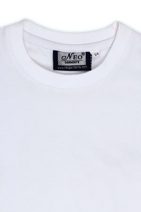 Neo_Garments_Kid's_Unisex_Round_Neck_Cotton_T-Shirt_|_White