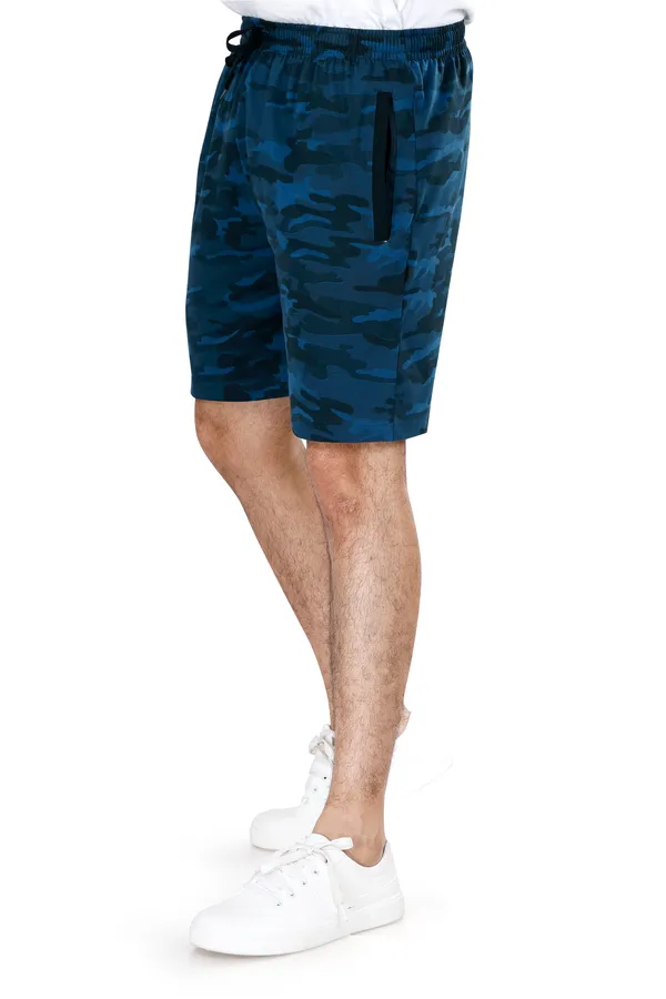 Blue_Camouflage_Cotton_Long_Shorts_For_Men