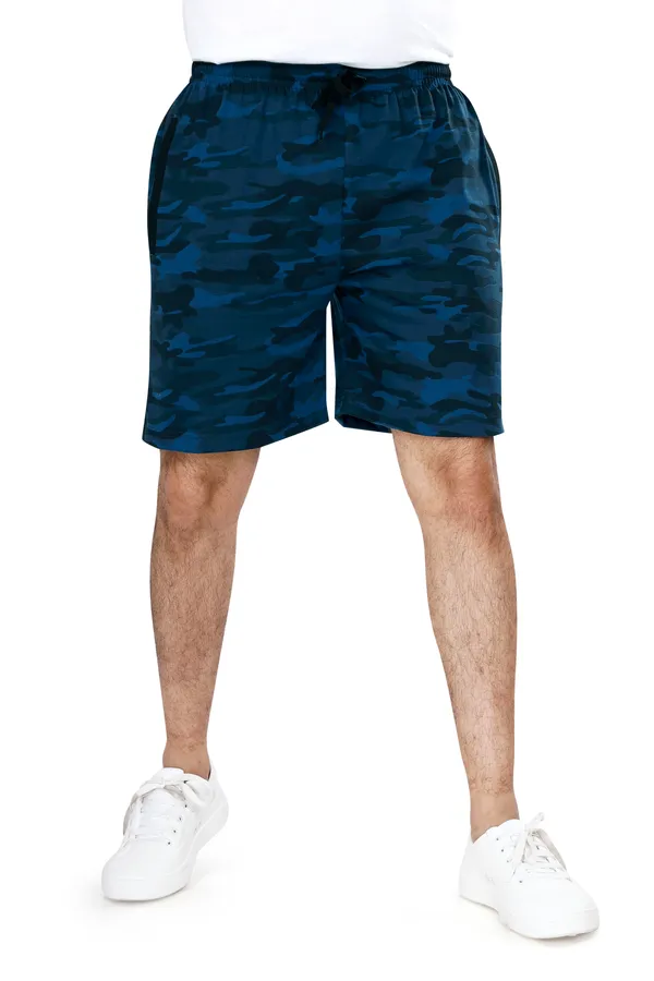 Blue_Camouflage_Cotton_Long_Shorts_For_Men