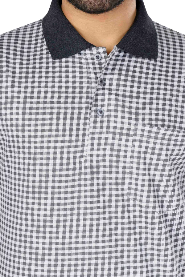 Multicolour_Polo_Neck_Half_Sleeve_T-Shirt_With_Pocket_For_Men