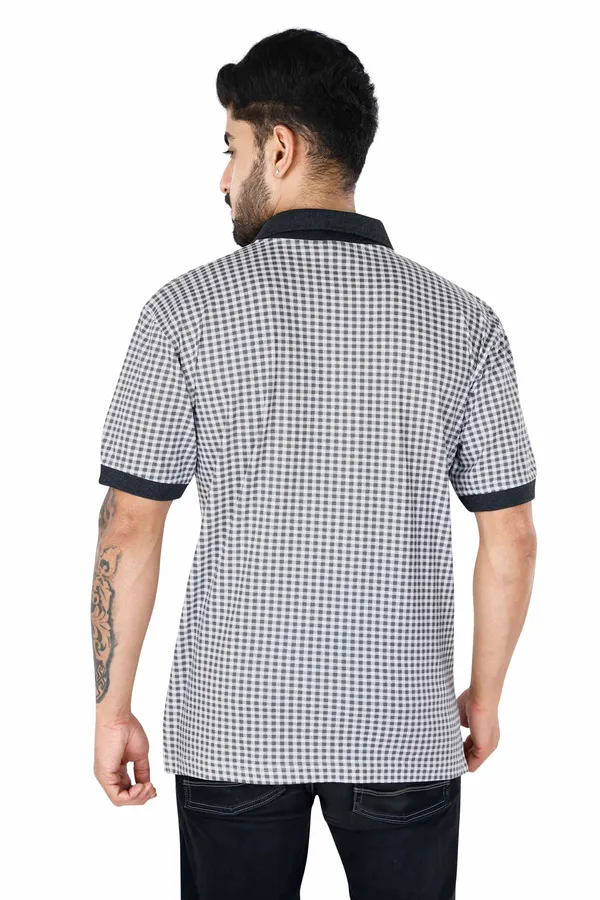 Multicolour_Polo_Neck_Half_Sleeve_T-Shirt_With_Pocket_For_Men