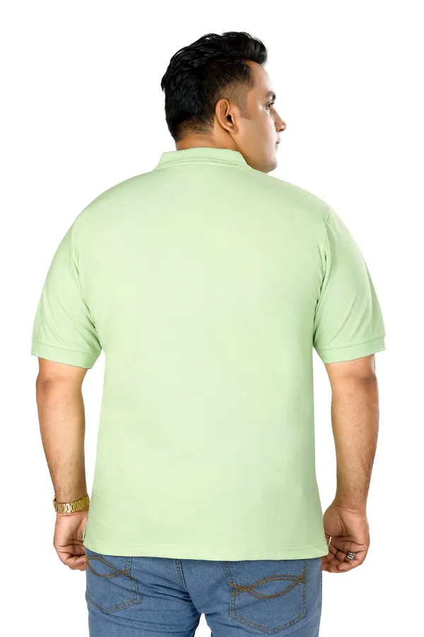 Solid_Light_Green_Polo_Neck_Half_Sleeve_T-Shirt_With_Pocket_For_Men