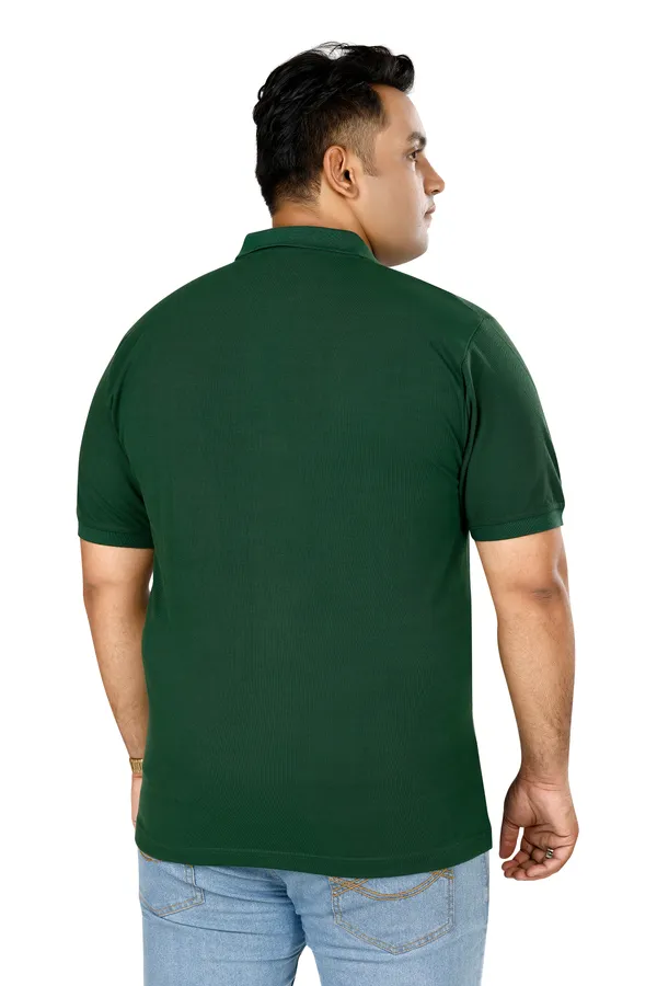 Solid_Bottle_Green_Polo_Neck_Half_Sleeve_T-Shirt_With_Pocket_For_Men