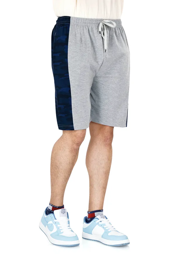 Grey_&_Blue_Cotton_Long_Shorts_For_Men